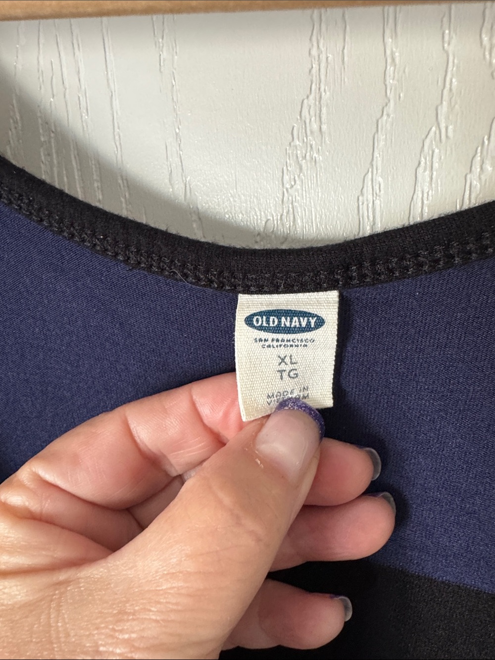 Old Navy Navy and Black Striped Maxi Tank Dress - Picture 2 of 3